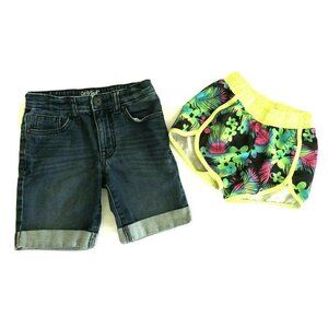 Girl Shorts Long Denim Modest Jean Bermuda Tropical Athletic 6